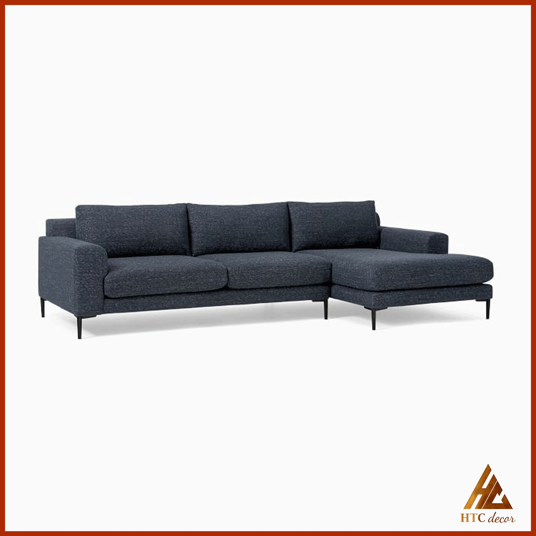 Ghế Sofa Góc L Harper Vải Bố